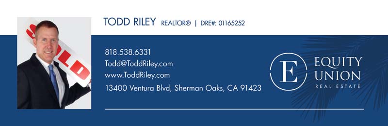 Todd Riley - Toluca Lake Condos Real Estate Agent Signature